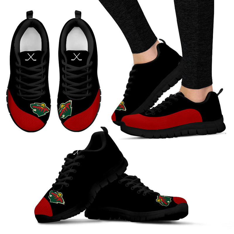 Valentine Love Red Colorful Minnesota Wild Sneakers