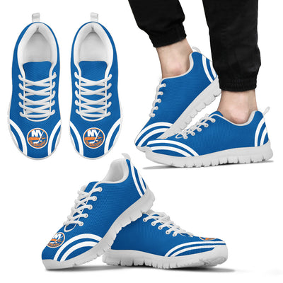 Lovely Curves Stunning Logo Icon New York Islanders Sneakers