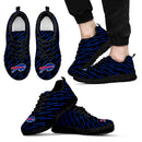 Marvelous Striped Stunning Logo Buffalo Bills Sneakers