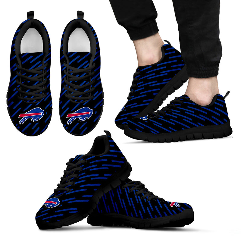 Marvelous Striped Stunning Logo Buffalo Bills Sneakers