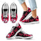 Tribal Flames Pattern Fresno State Bulldogs Sneakers
