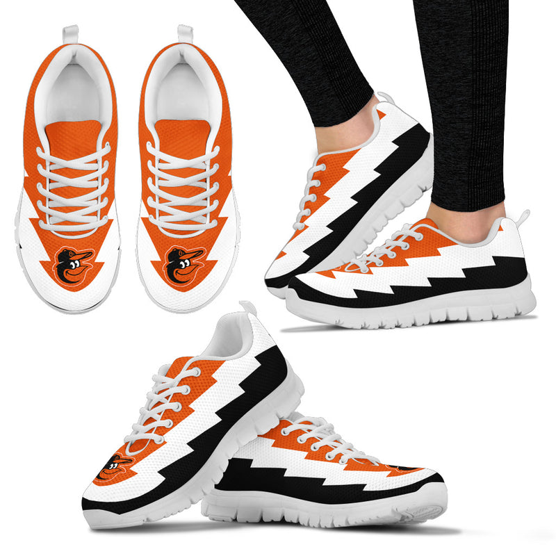 Pretty Cute Baltimore Orioles Sneakers Jagged Saws Creative Draw