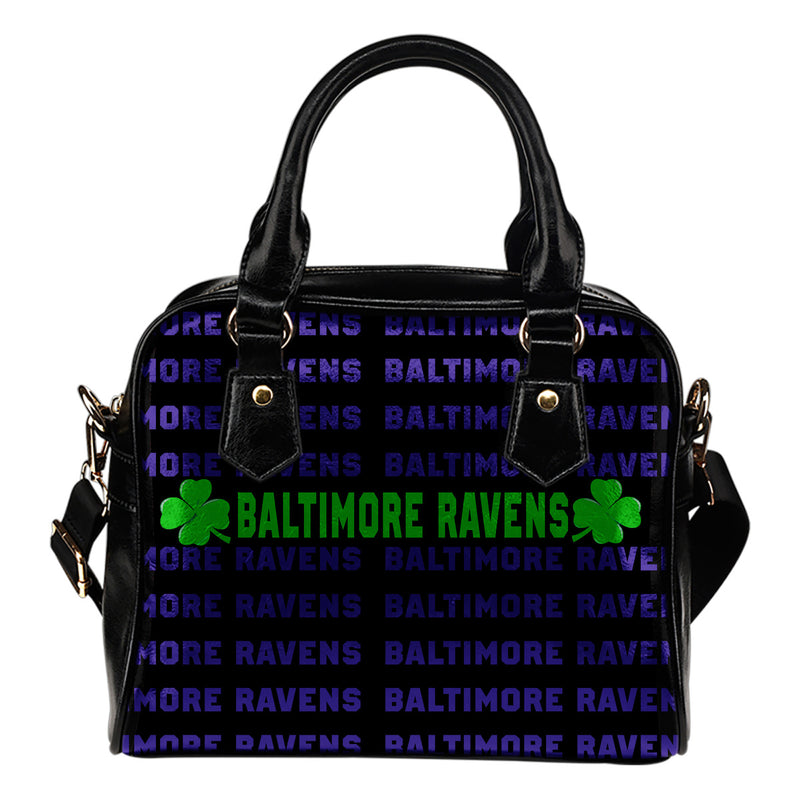 Colorful Baltimore Ravens Stunning Letters Shoulder Handbags