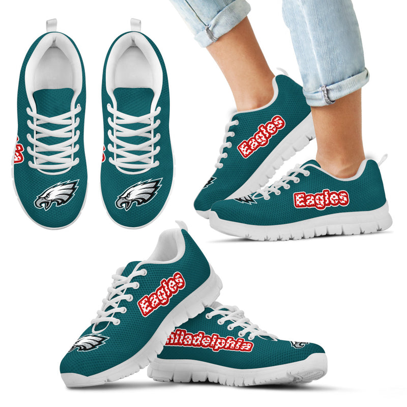 Magnificent Philadelphia Eagles Amazing Logo Sneakers