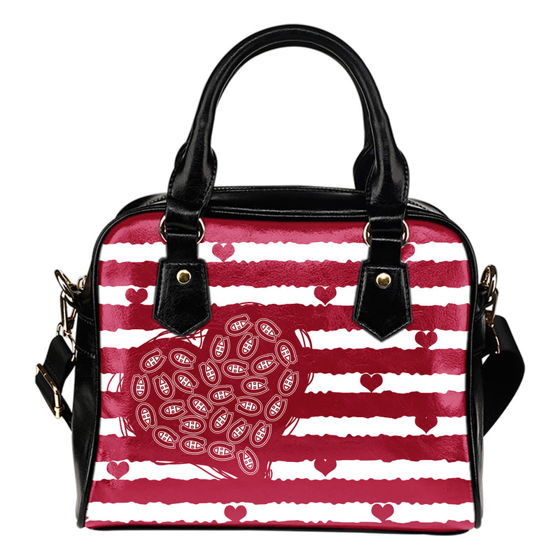 Pretty Montreal Canadiens Shoulder Handbags Sweet Romantic Love Frames