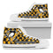 Puzzle Logo With Pittsburgh Penguins High Top Shoes