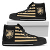 American Flag Army West Point Black Knights High Top Shoes