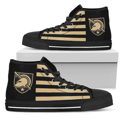 American Flag Army West Point Black Knights High Top Shoes