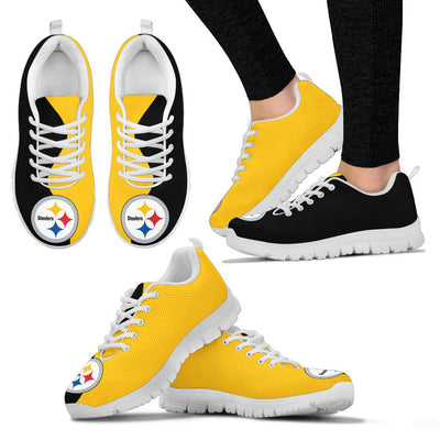 Two Colors Trending Lovely Pittsburgh Steelers Sneakers