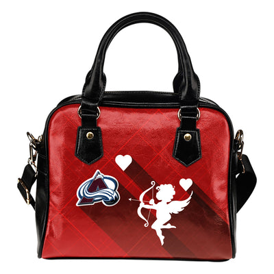 Superior Cupid Love Delightful Colorado Avalanche Shoulder Handbags