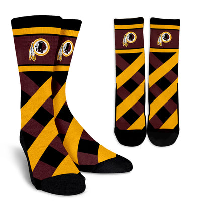 Sports Highly Dynamic Beautiful Washington Redskins Crew Socks