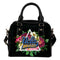 Floral Rose Valentine Logo UCLA Bruins Shoulder Handbags