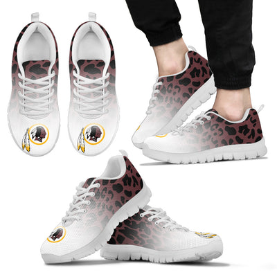 Leopard Pattern Awesome Washington Redskins Sneakers