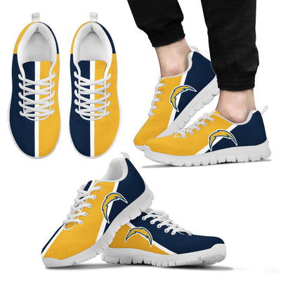 Dynamic Aparted Colours Beautiful Logo Los Angeles Chargers Sneakers