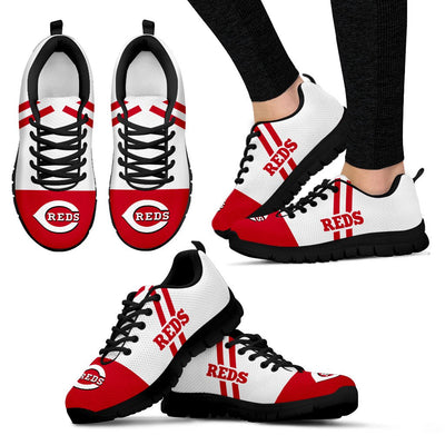 Line Stripe Logo Bottom Cincinnati Reds Sneakers