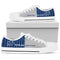 Cool Simple Design Vertical Stripes Tampa Bay Lightning Low Top Shoes