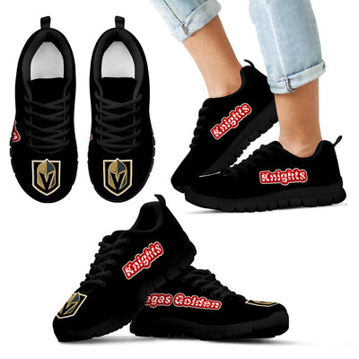 Magnificent Vegas Golden Knights Amazing Logo Sneakers