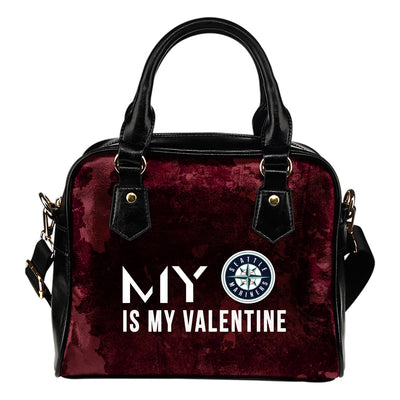 My Perfectly Love Valentine Fashion Seattle Mariners Shoulder Handbags