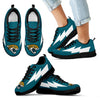 Funny Jacksonville Jaguars Sneakers Thunder Lightning Amazing Logo