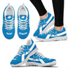 Detroit Lions Line Logo Sneakers