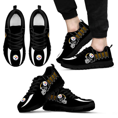 Vintage Four Flags With Streaks Pittsburgh Steelers Sneakers