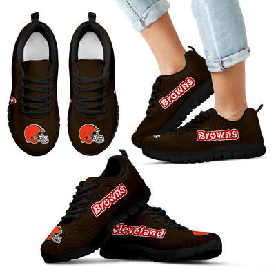 Magnificent Cleveland Browns Amazing Logo Sneakers