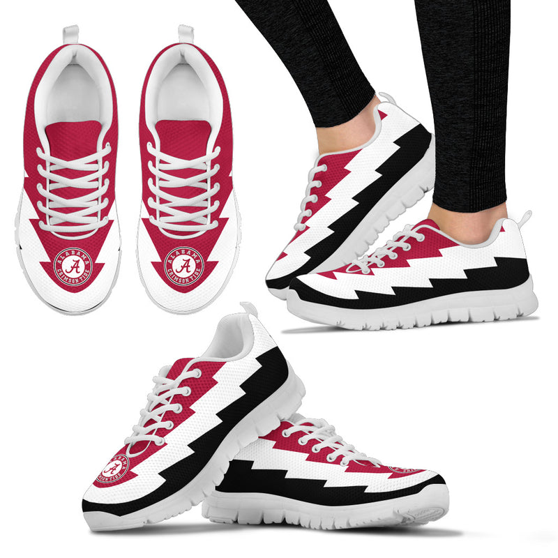 Amazing Alabama Crimson Tide Sneakers Jagged Saws Creative Draw