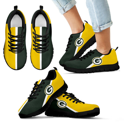 Dynamic Aparted Colours Beautiful Logo Green Bay Packers Sneakers