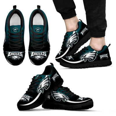 Mystery Straight Line Up Philadelphia Eagles Sneakers