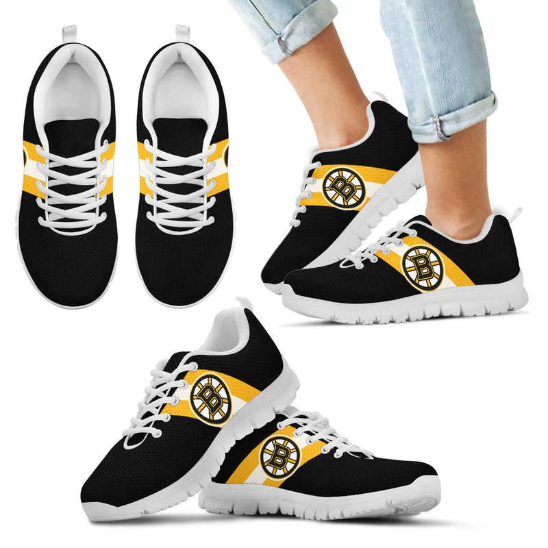 Three Colors Vertical Boston Bruins Sneakers