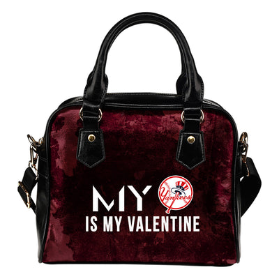 My Perfectly Love Valentine Fashion New York Yankees Shoulder Handbags