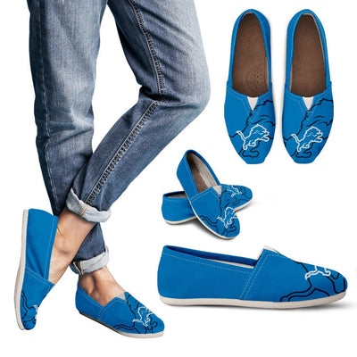 Mixing Tiny Logo Fantastic Detroit Lions  Casual Shoes