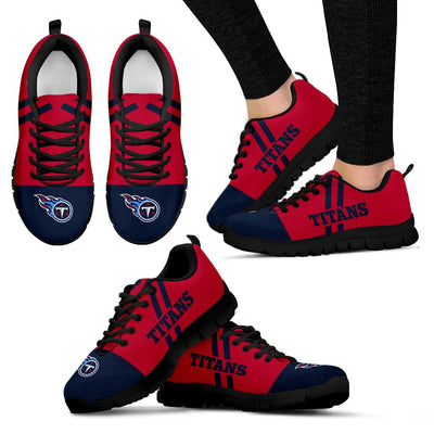 Line Stripe Logo Bottom Tennessee Titans Sneakers