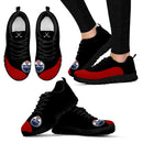 Valentine Love Red Colorful Edmonton Oilers Sneakers