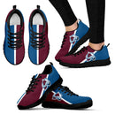 Dynamic Aparted Colours Beautiful Logo Colorado Avalanche Sneakers