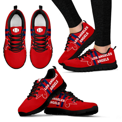 Vertical Two Line Mixed Helmet Los Angeles Angels Sneakers