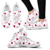 Sweeten Dreamy Love Pattern With Logo Los Angeles Angels Sneakers