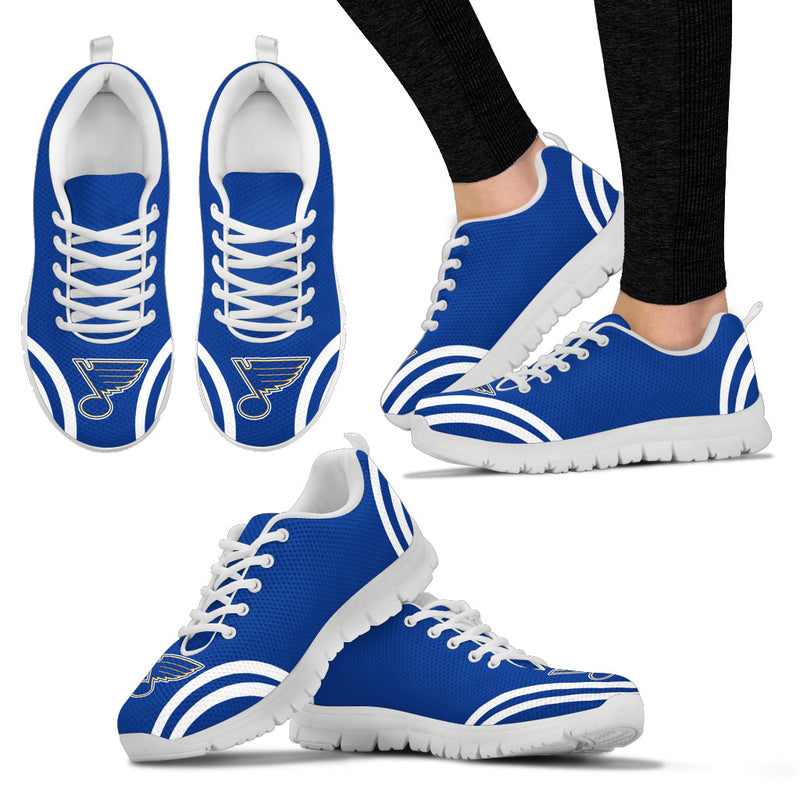 Lovely Curves Stunning Logo Icon St. Louis Blues Sneakers