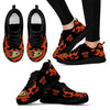 Tribal Flames Pattern Anaheim Ducks Sneakers