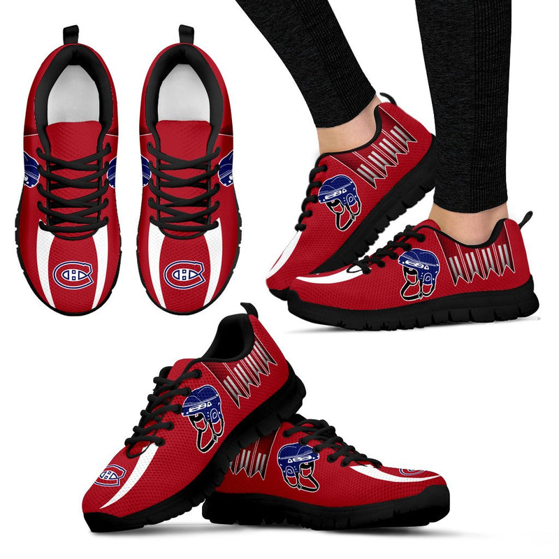 Vintage Four Flags With Streaks Montreal Canadiens Sneakers