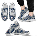 Brush Strong Cracking Comfortable Winnipeg Jets Sneakers