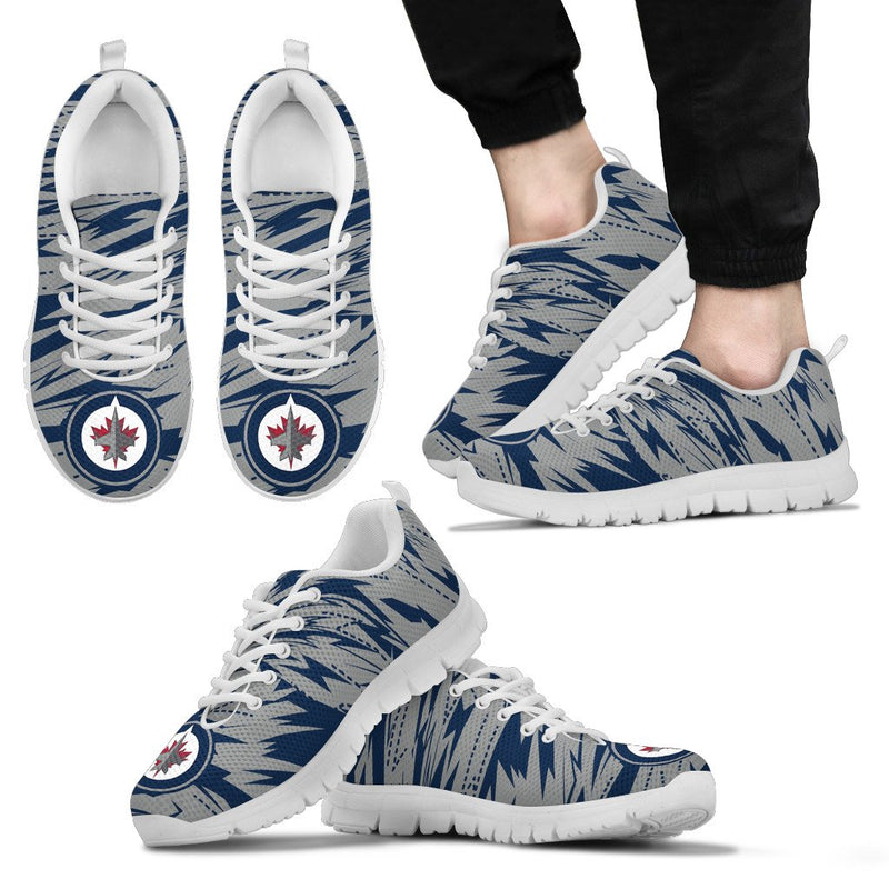 Brush Strong Cracking Comfortable Winnipeg Jets Sneakers