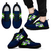 Three Colors Vertical Seattle Seahawks Sneakers