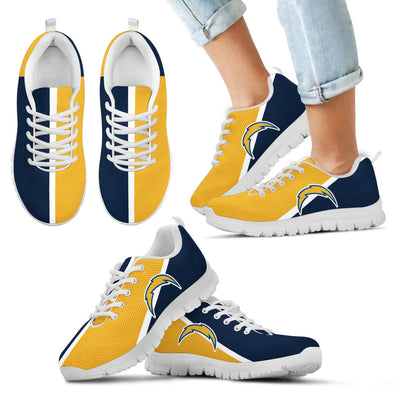 Dynamic Aparted Colours Beautiful Logo Los Angeles Chargers Sneakers