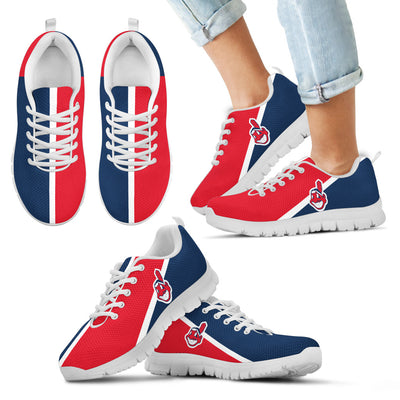 Dynamic Aparted Colours Beautiful Logo Cleveland Indians Sneakers