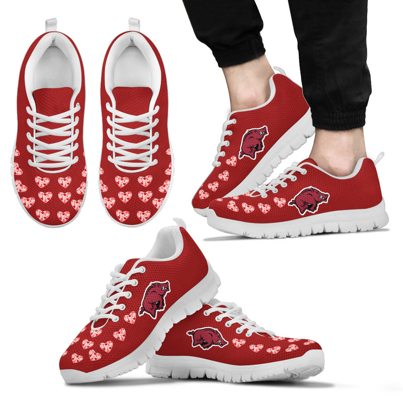 Love Extreme Emotion Pretty Logo Arkansas Razorbacks Sneakers