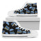 Script Logo Pattern UCLA Bruins High Top Shoes