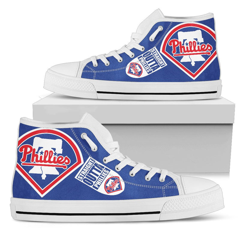 Straight Outta Philadelphia Phillies High Top Shoes