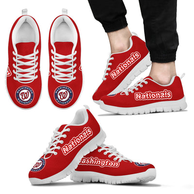 Magnificent Washington Nationals Amazing Logo Sneakers