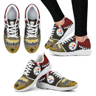 Awesome Pittsburgh Steelers Running Sneakers For Football Fan